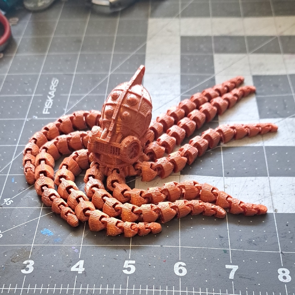 Orange Octopus Kids Toy